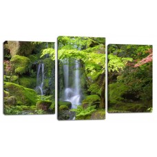 Модульная картина Райский лес, 105х70 см.