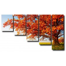 Модульная картина Солнечная осень, 113х90 см.