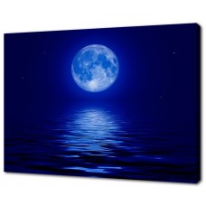 Картина на холсте Луна на море