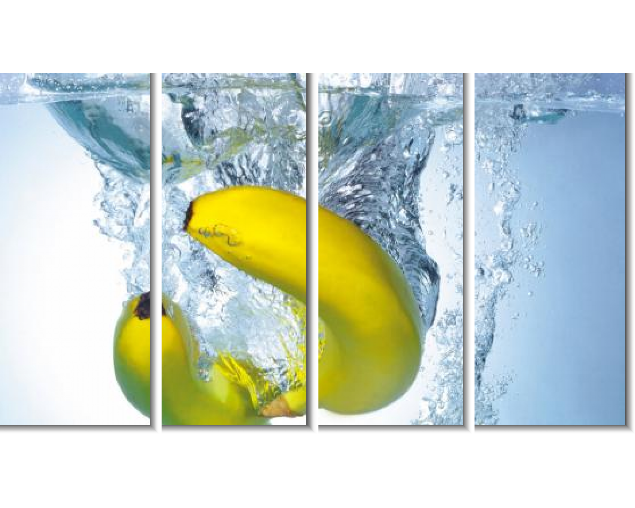Модульная картина Бананы в воде, 80 х 47 см.